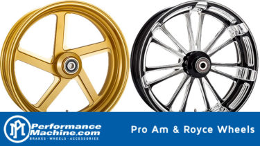 パフォーマンスマシンからニューホイールデザイン Pro-AmプロアームとRoyce ロイスがリリース！
