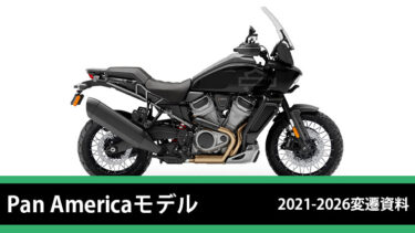 Pan Americaモデル 2021-2026変遷資料